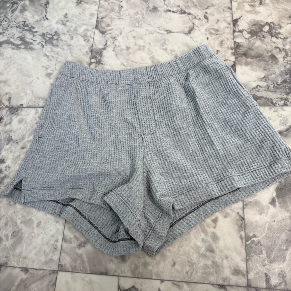 Aerie Gray Shorts with Elastic Waistband